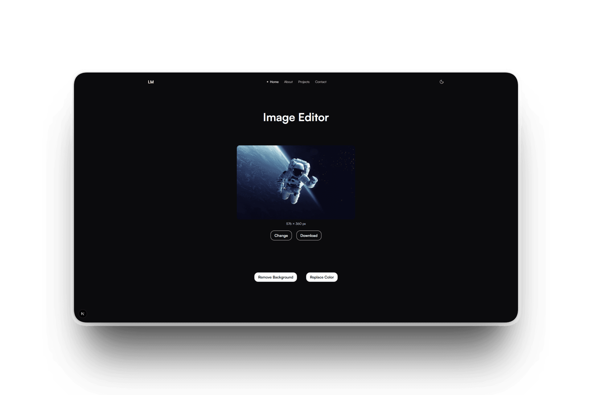 Image of An online image editor