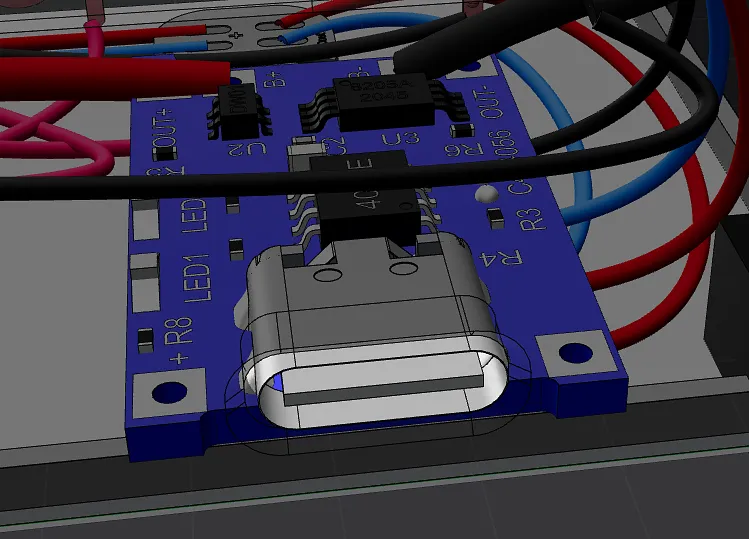 QUAD·IO render showing charging module placement